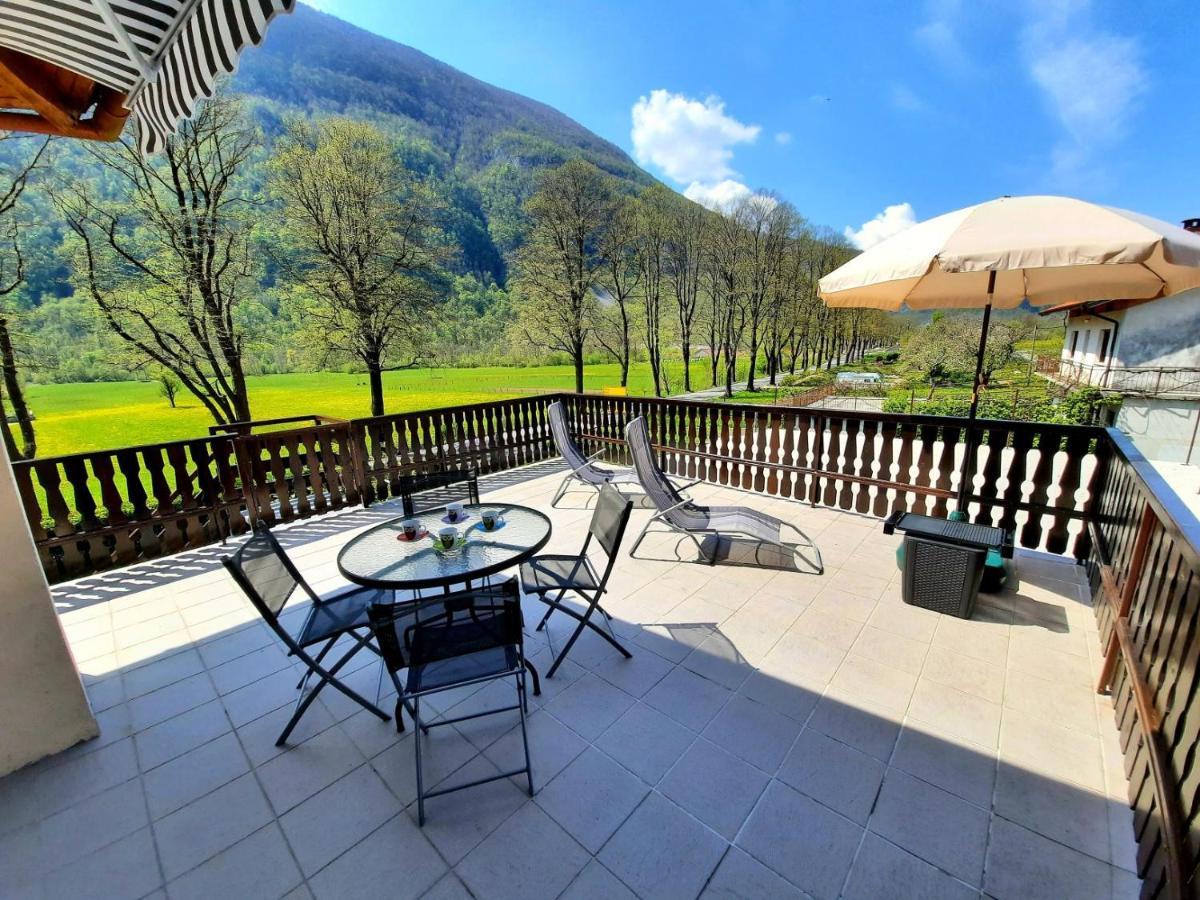 Chalet And Apartment Zonir With Sauna Кобарид Экстерьер фото